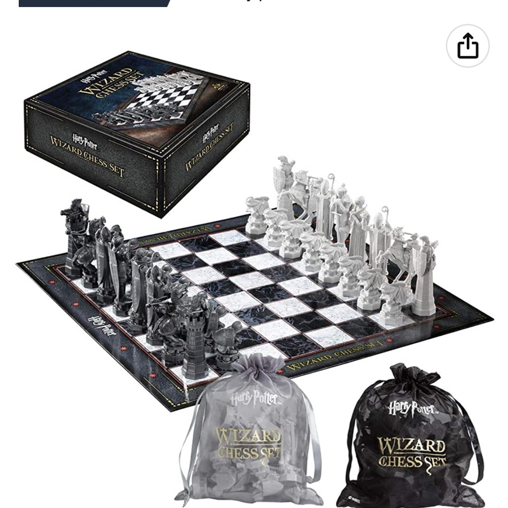 Harry potter, wizard, chess set